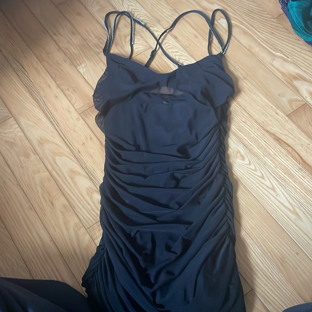 lucy in the sky dress with diamond straps